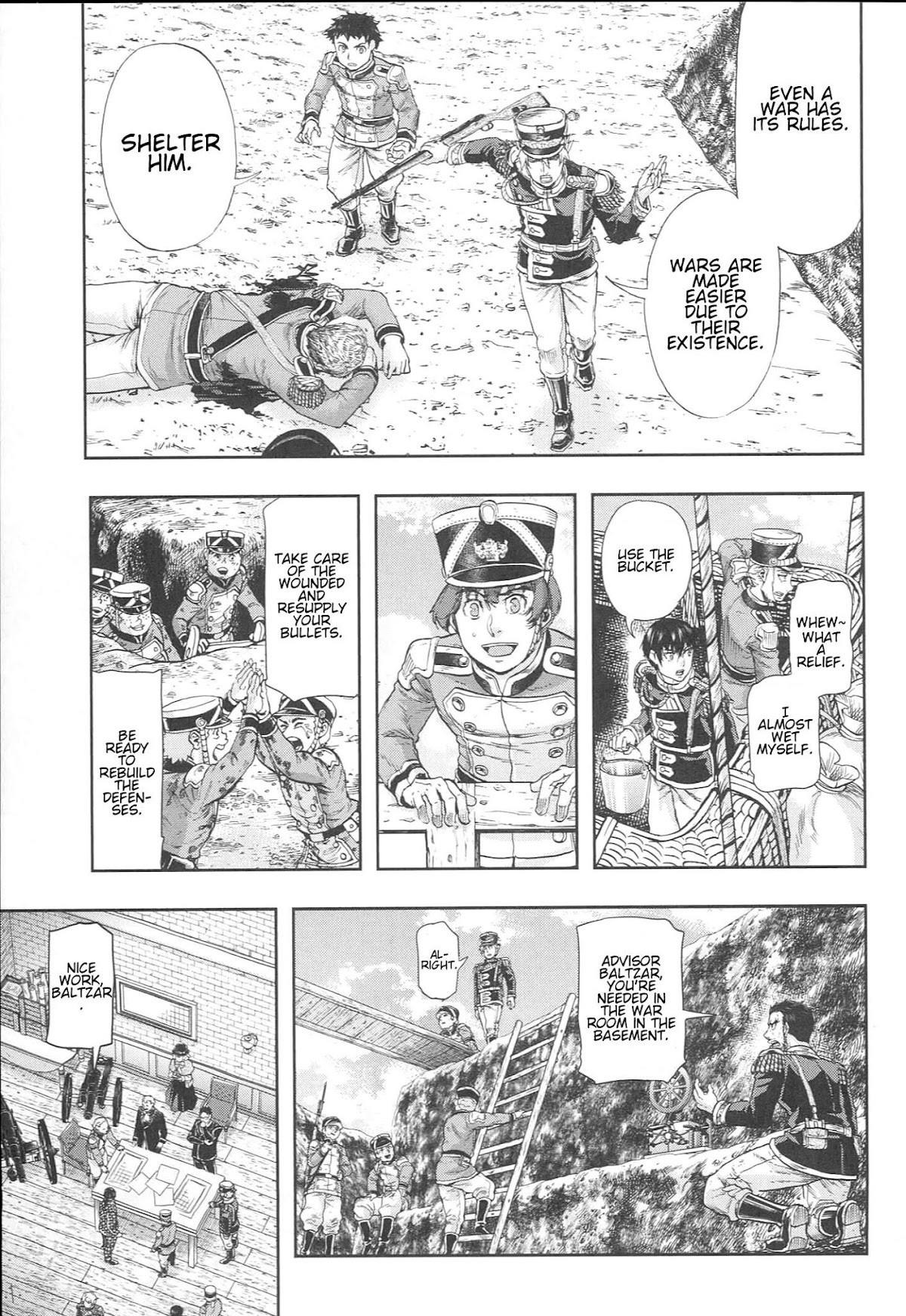 Gunka no Baltzar Chapter 50 page 13 - Chapter 50: Rules of War
