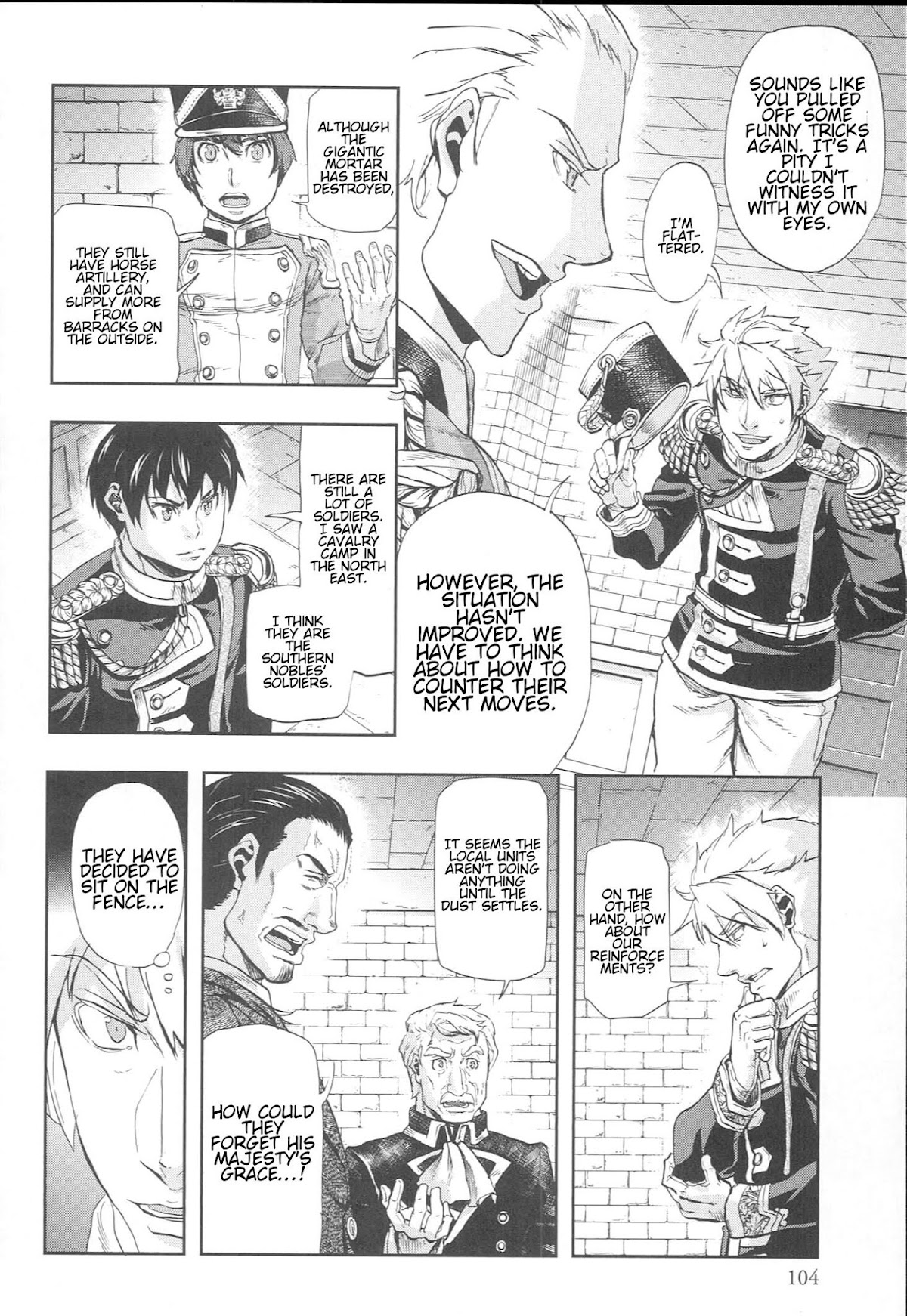 Gunka no Baltzar Chapter 50 page 14 - Chapter 50: Rules of War