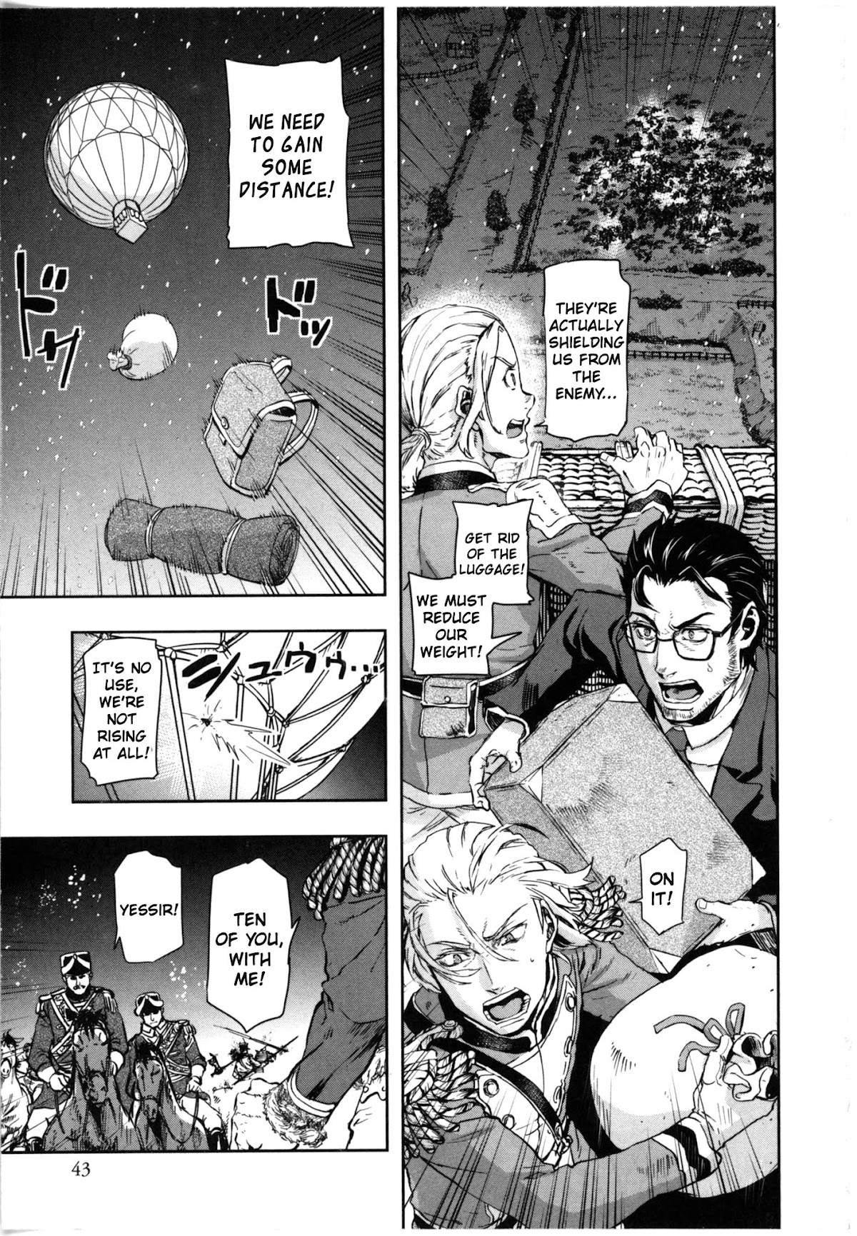 Gunka no Baltzar Chapter 56 page 12 - Chapter 56: Pursuers