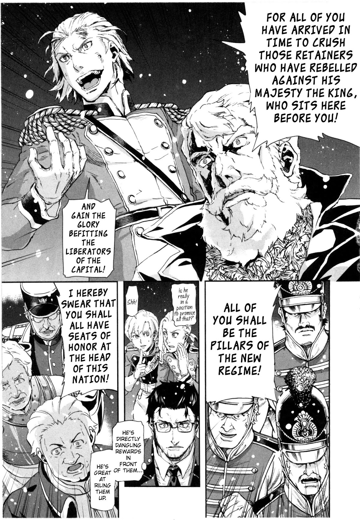 Gunka no Baltzar Chapter 58 page 13 - Chapter 58: High Level Politics