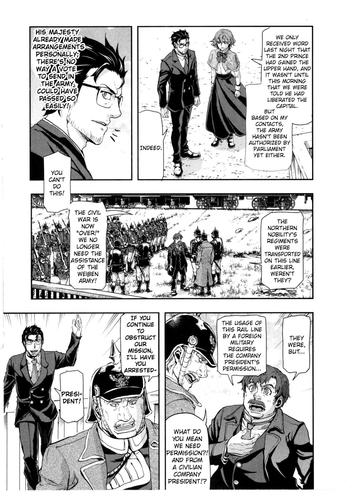 Gunka no Baltzar Chapter 59 page 21 - Chapter 59: Time for Pursuit