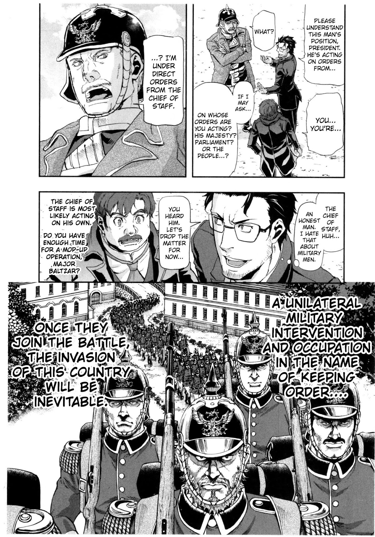 Gunka no Baltzar Chapter 59 page 22 - Chapter 59: Time for Pursuit