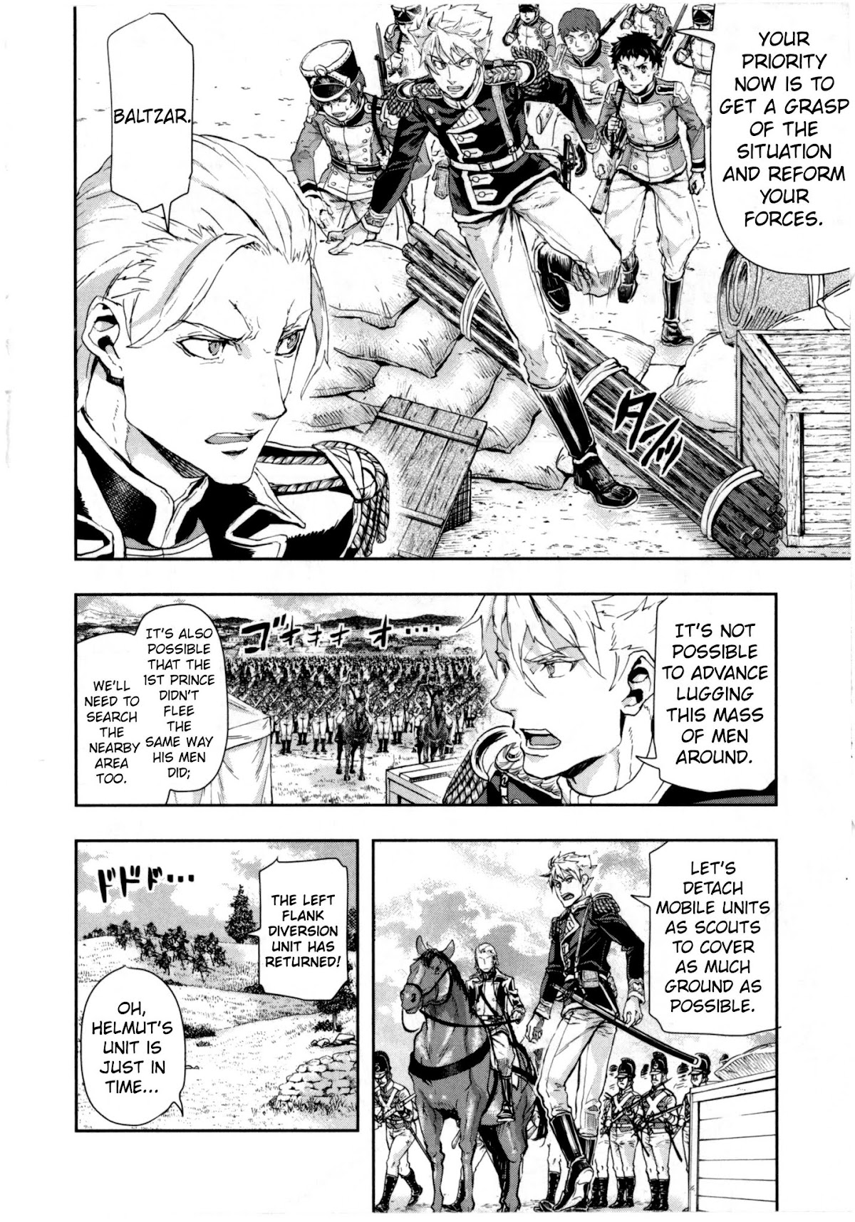 Gunka no Baltzar Chapter 59 page 8 - Chapter 59: Time for Pursuit