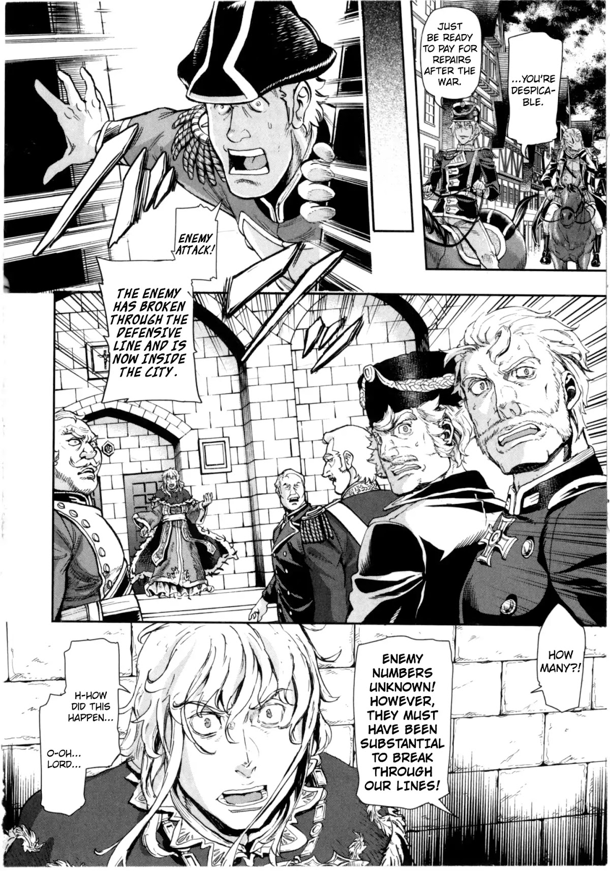 Gunka no Baltzar Chapter 61 page 13 - Chapter 61: The Last Cavalryman
