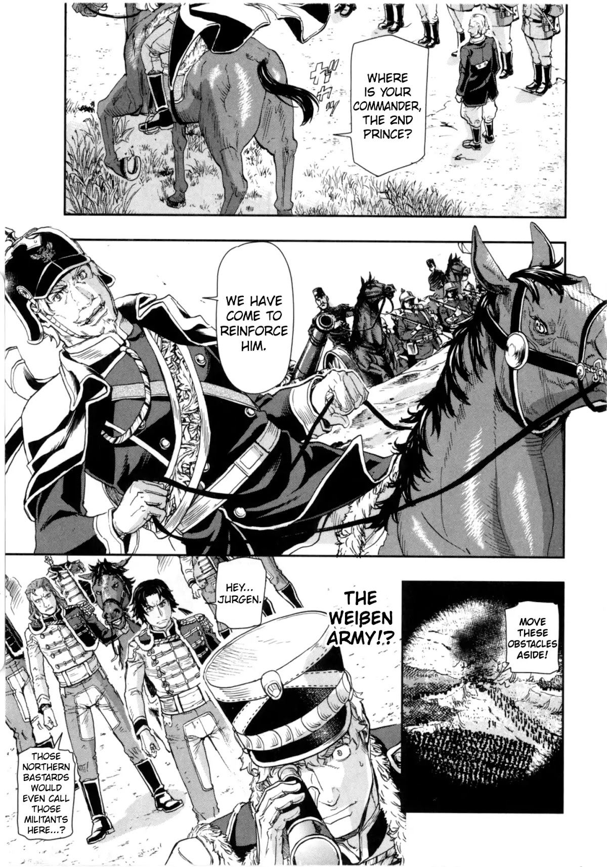 Gunka no Baltzar Chapter 61 page 22 - Chapter 61: The Last Cavalryman