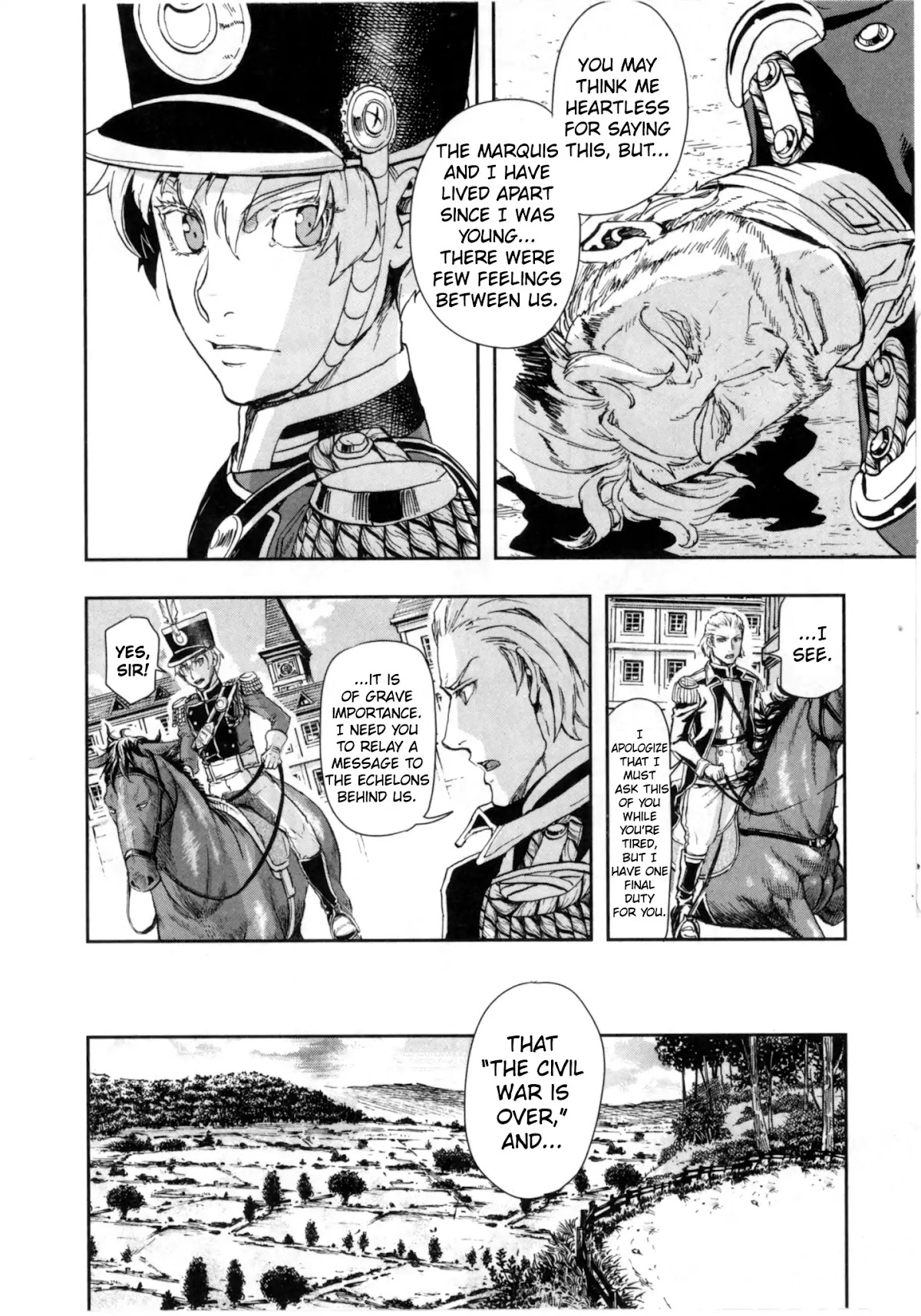Gunka no Baltzar Chapter 61 page 28 - Chapter 61: The Last Cavalryman
