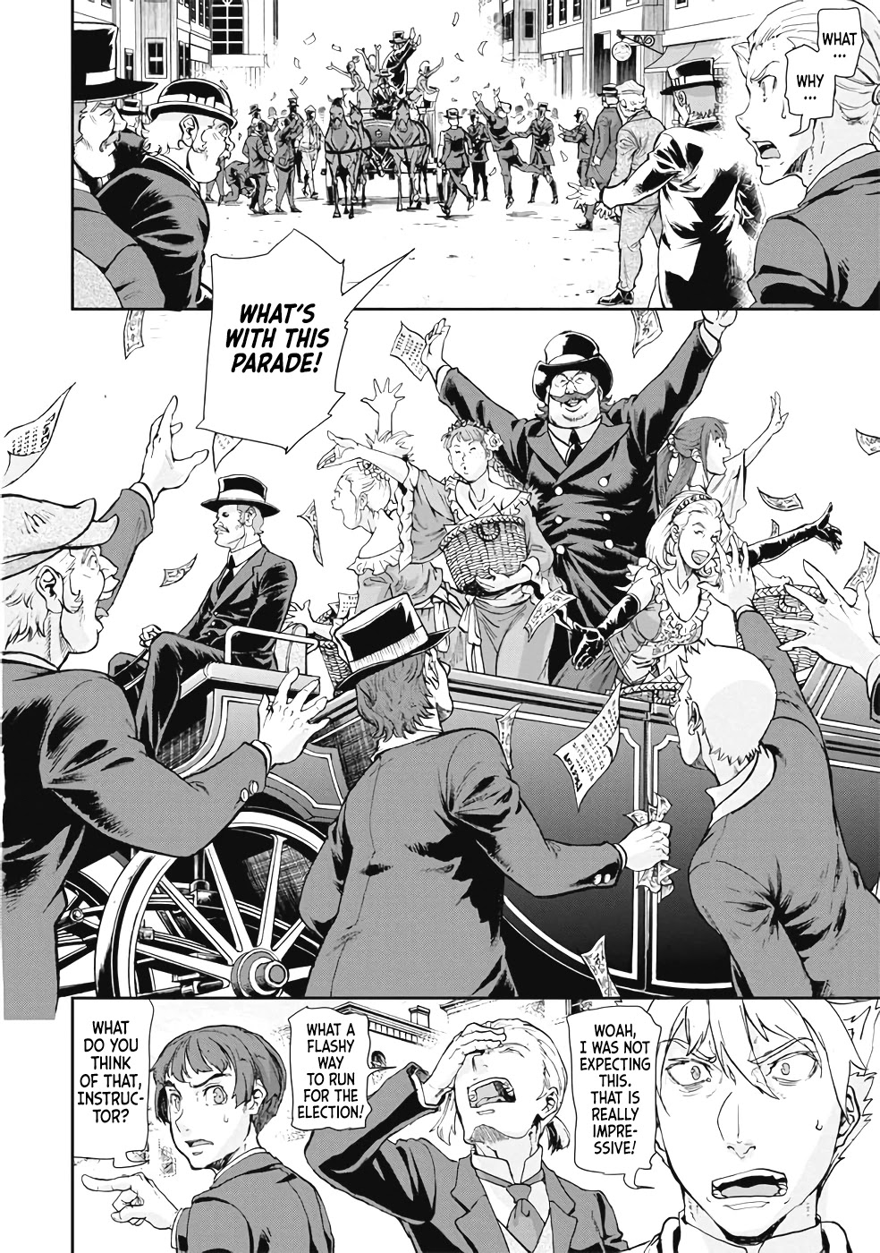 Gunka no Baltzar Chapter 63 page 13 - Chapter 63: First Election