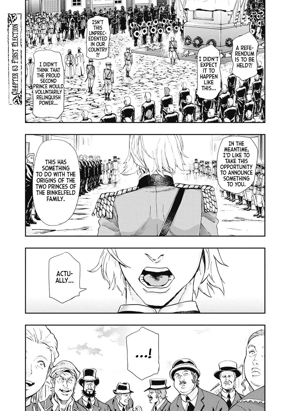 Gunka no Baltzar Chapter 63 page 2 - Chapter 63: First Election