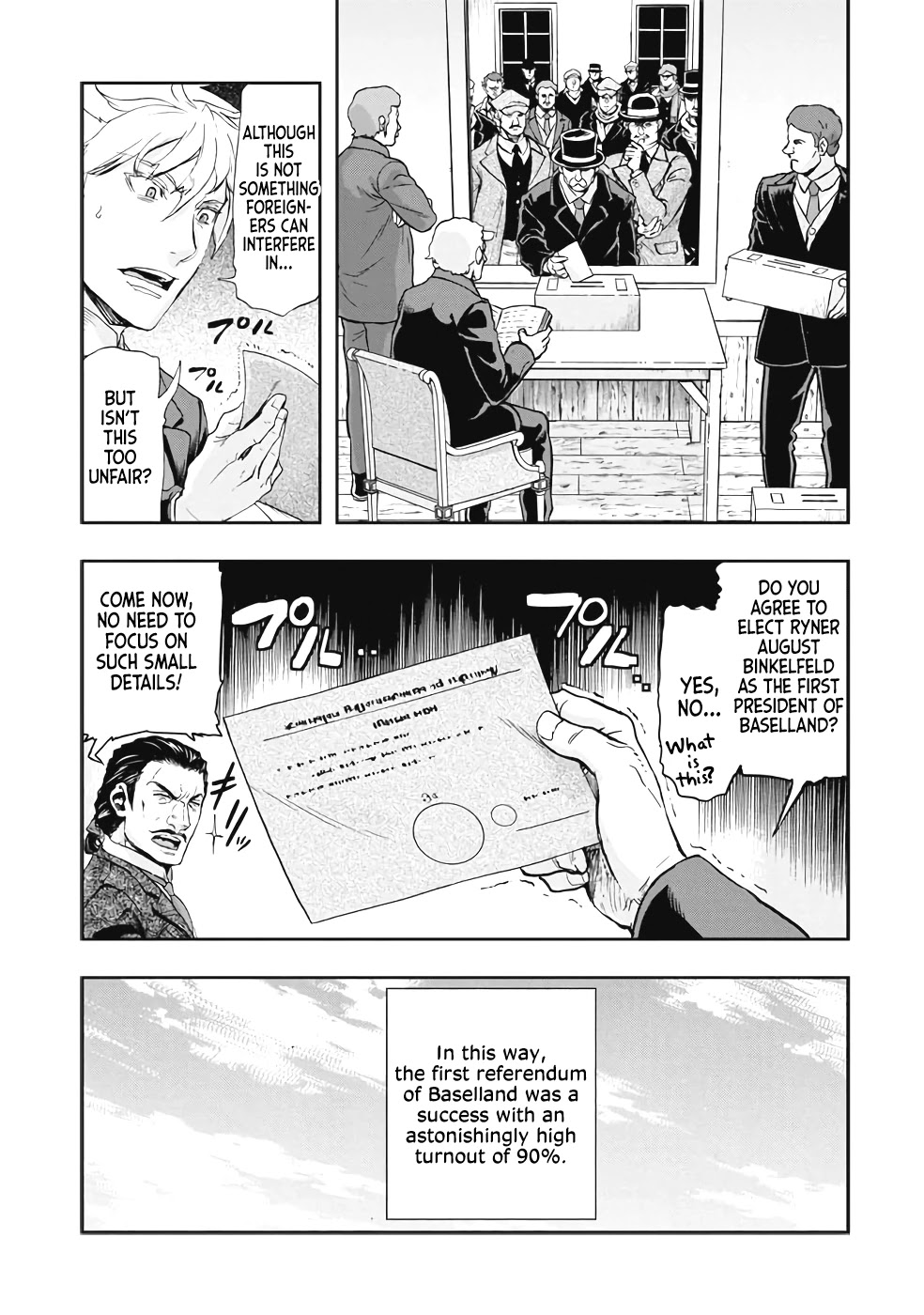 Gunka no Baltzar Chapter 63 page 22 - Chapter 63: First Election