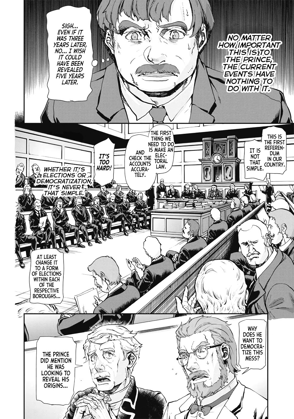 Gunka no Baltzar Chapter 63 page 5 - Chapter 63: First Election
