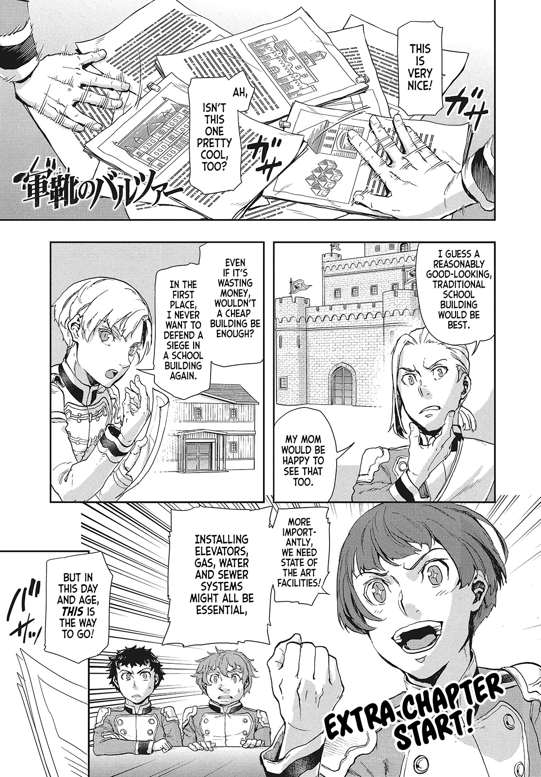 Gunka no Baltzar Chapter 64 page 1 - Chapter 64: The Road to Rebuilding