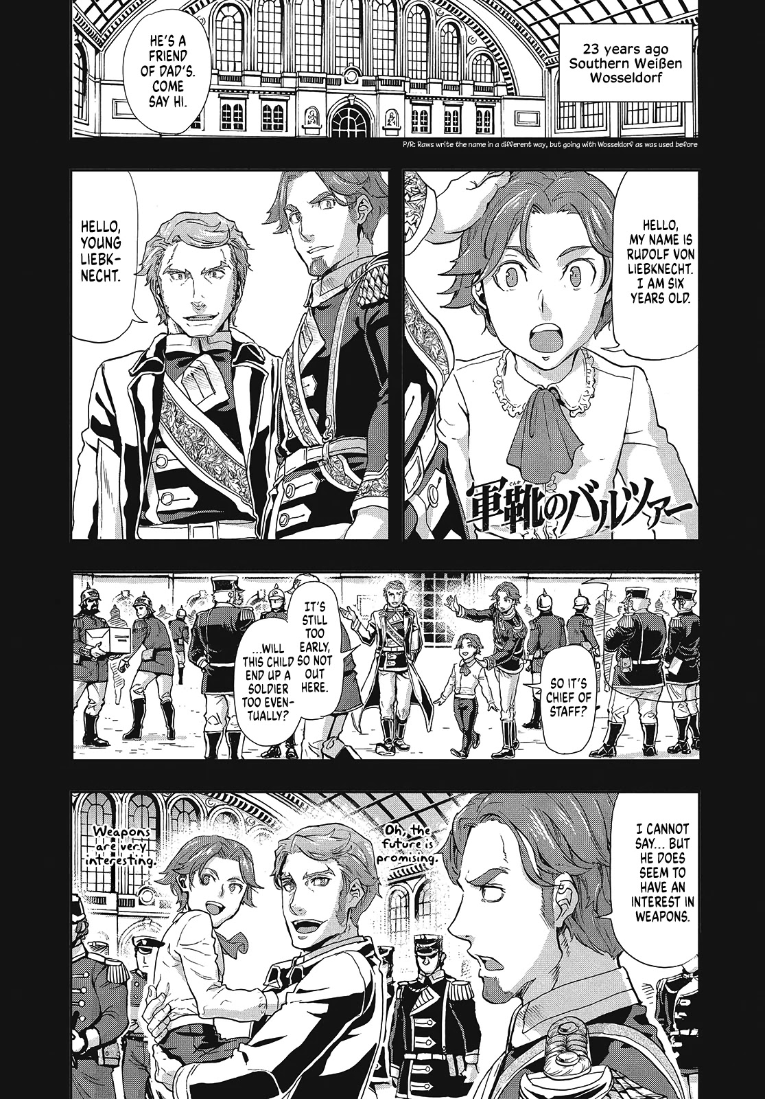 Gunka no Baltzar Chapter 65 page 1 - Chapter 65: Settling the past