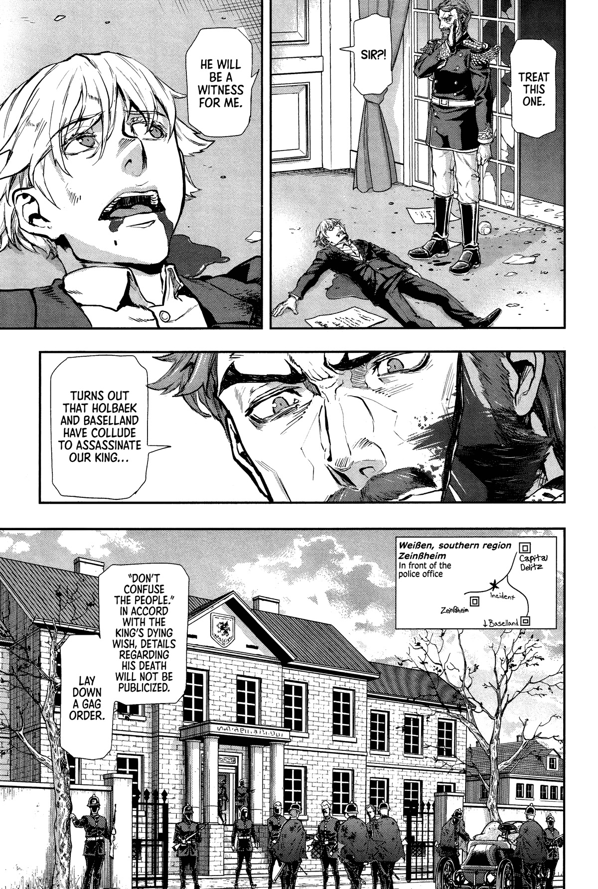 Gunka no Baltzar Chapter 72 page 13 - Chapter 72: The collapse of Militarism
