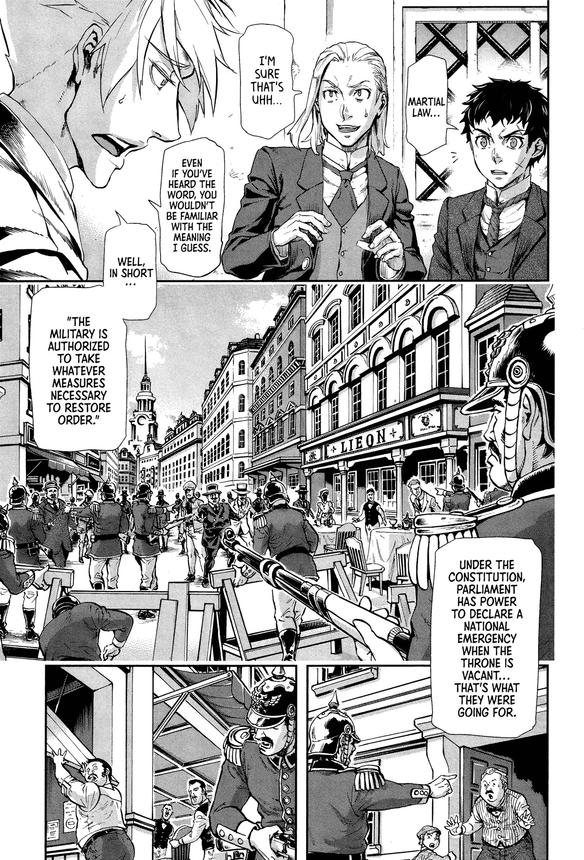 Gunka no Baltzar Chapter 72 page 17 - Chapter 72: The collapse of Militarism