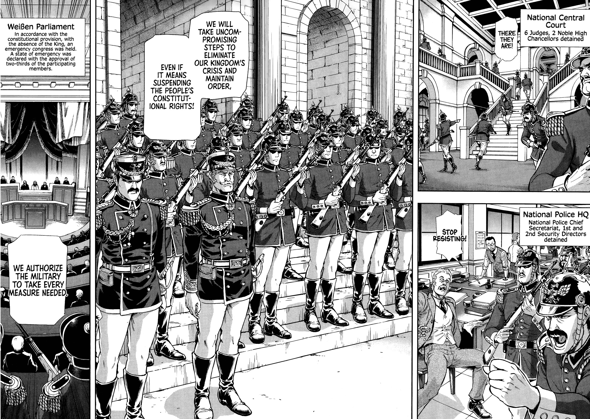 Gunka no Baltzar Chapter 72 page 18 - Chapter 72: The collapse of Militarism