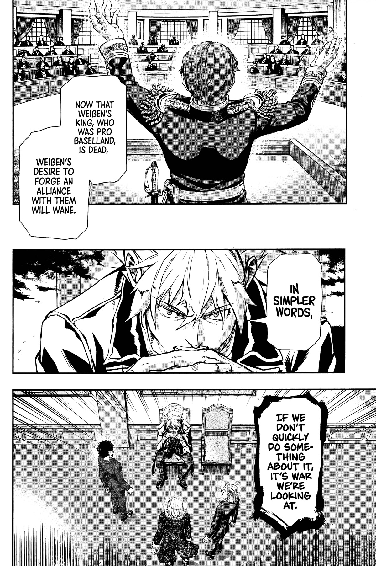 Gunka no Baltzar Chapter 72 page 21 - Chapter 72: The collapse of Militarism