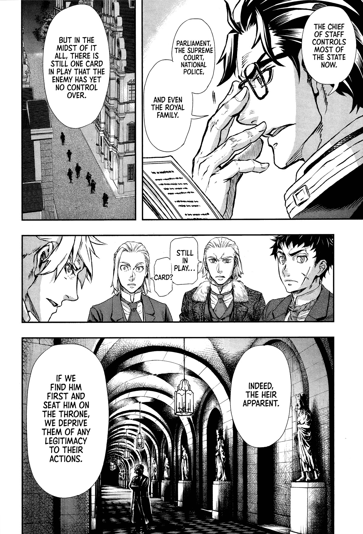 Gunka no Baltzar Chapter 72 page 23 - Chapter 72: The collapse of Militarism