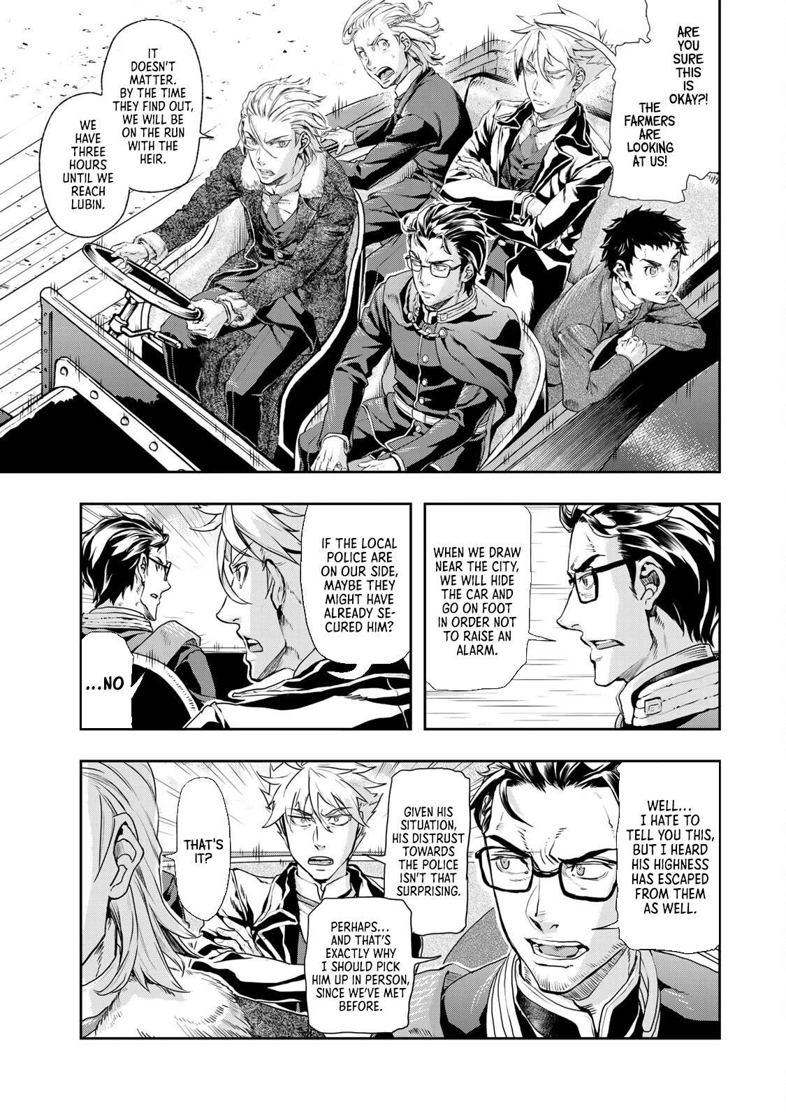 Gunka no Baltzar Chapter 73 page 9 - Chapter 73: Chase the prince