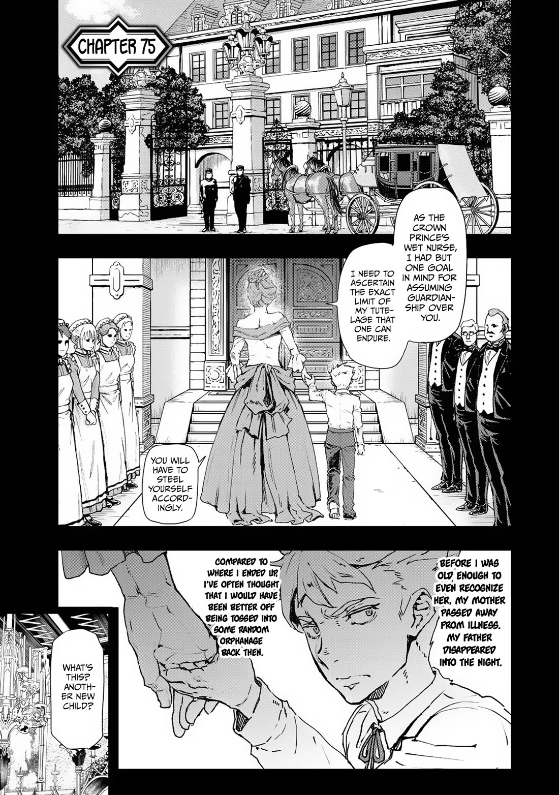 Gunka no Baltzar Chapter 75 page 1 - Chapter 75: One Who Moves History