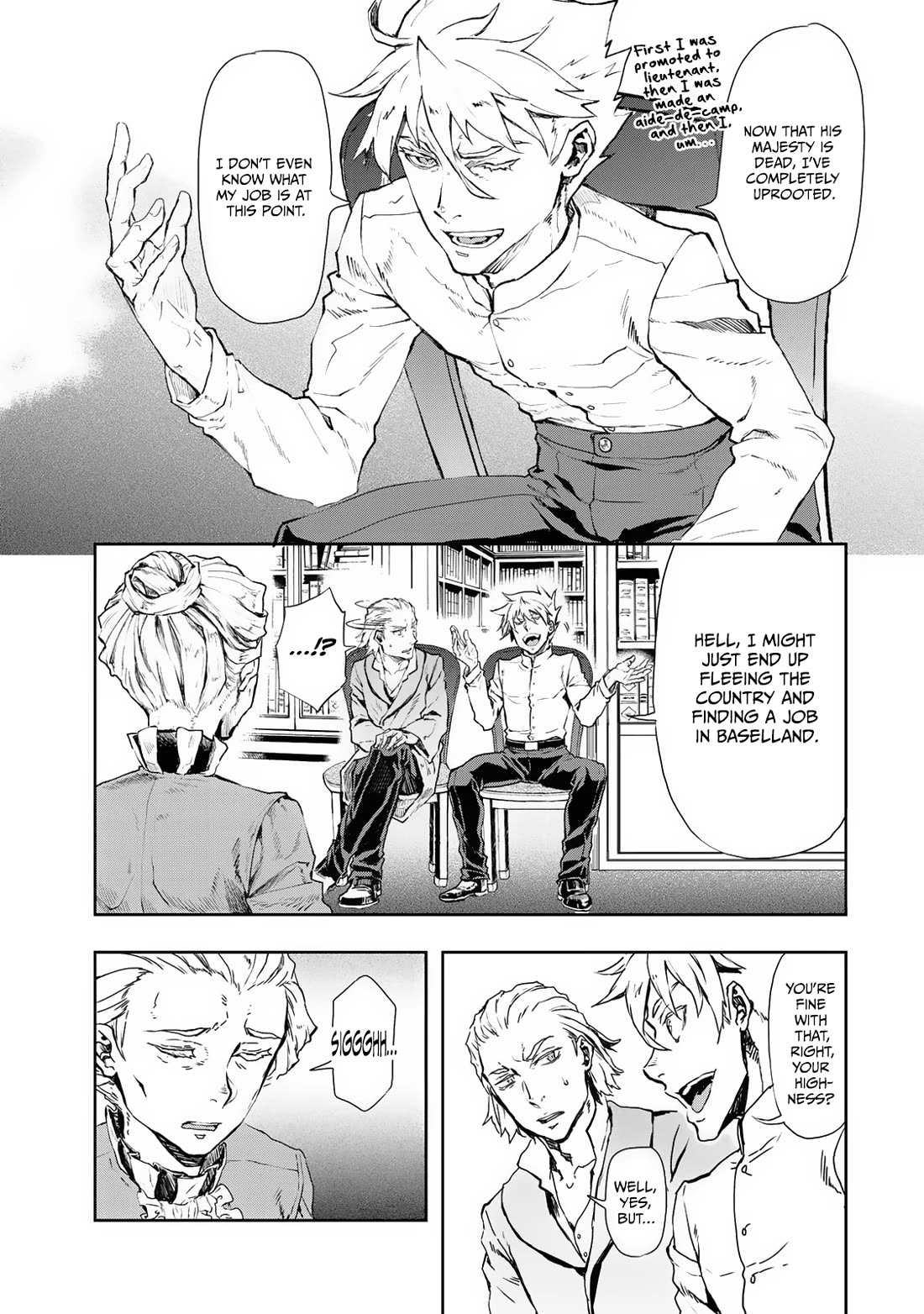 Gunka no Baltzar Chapter 75 page 19 - Chapter 75: One Who Moves History
