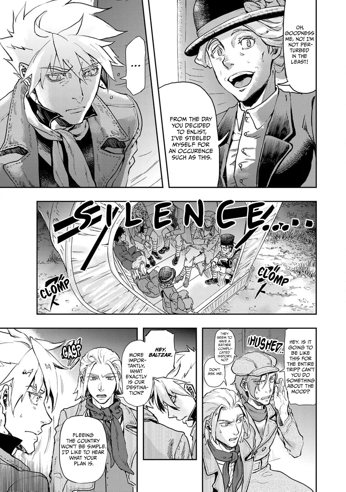 Gunka no Baltzar Chapter 76 page 10 - Chapter 76: Border Crossing