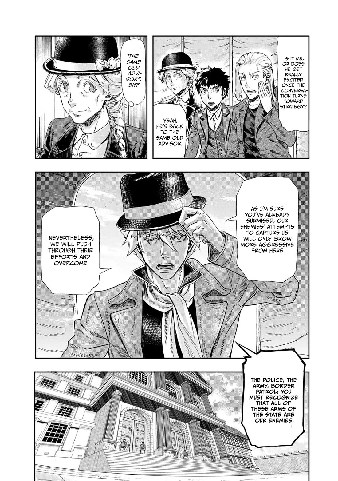 Gunka no Baltzar Chapter 76 page 12 - Chapter 76: Border Crossing