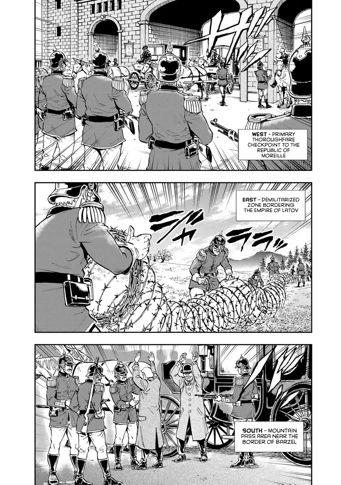 Gunka no Baltzar Chapter 76 page 14 - Chapter 76: Border Crossing