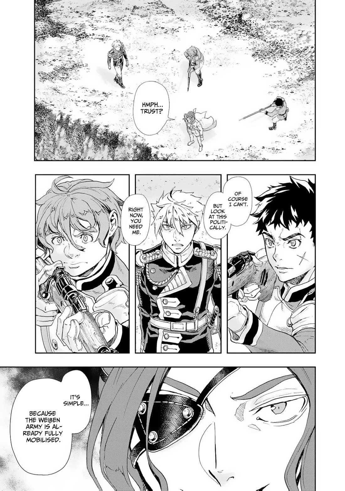 Gunka no Baltzar Chapter 80 page 4 - Chapter 80: Swamped