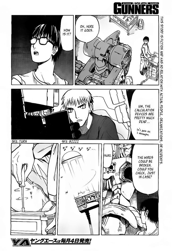Gunners Chapter 4 page 3 - Chapter 4: Hisasaki Family Head