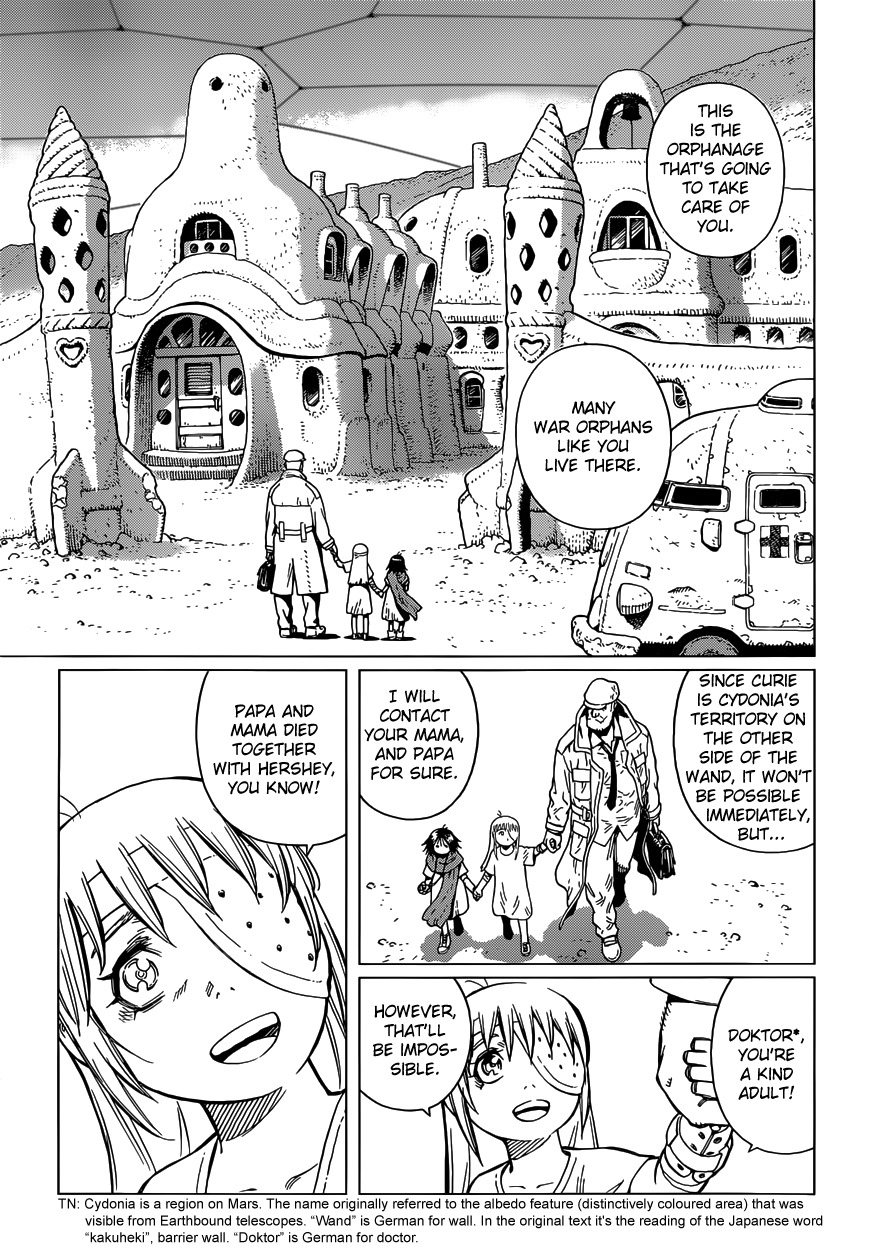 Gunnm Mars Chronicle Chapter 1 page 14 - Chapter 1: The Ongoing One Hundred Years War
