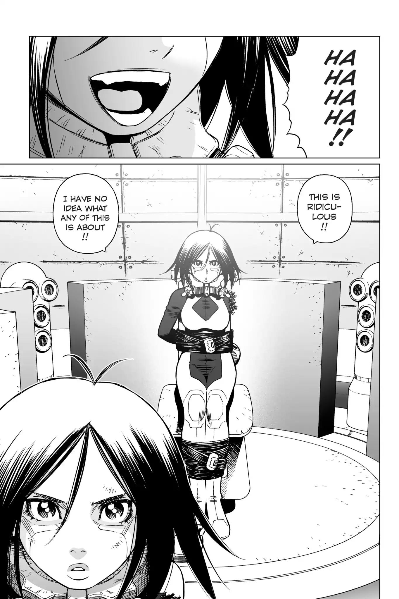 Gunnm Mars Chronicle Chapter 10 page 10 - Chapter 10: Bombproof Armored Interrogation Cell