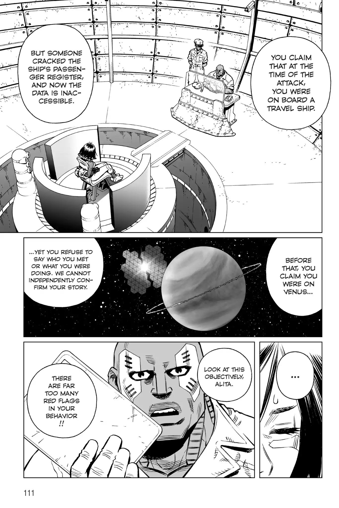Gunnm Mars Chronicle Chapter 10 page 12 - Chapter 10: Bombproof Armored Interrogation Cell