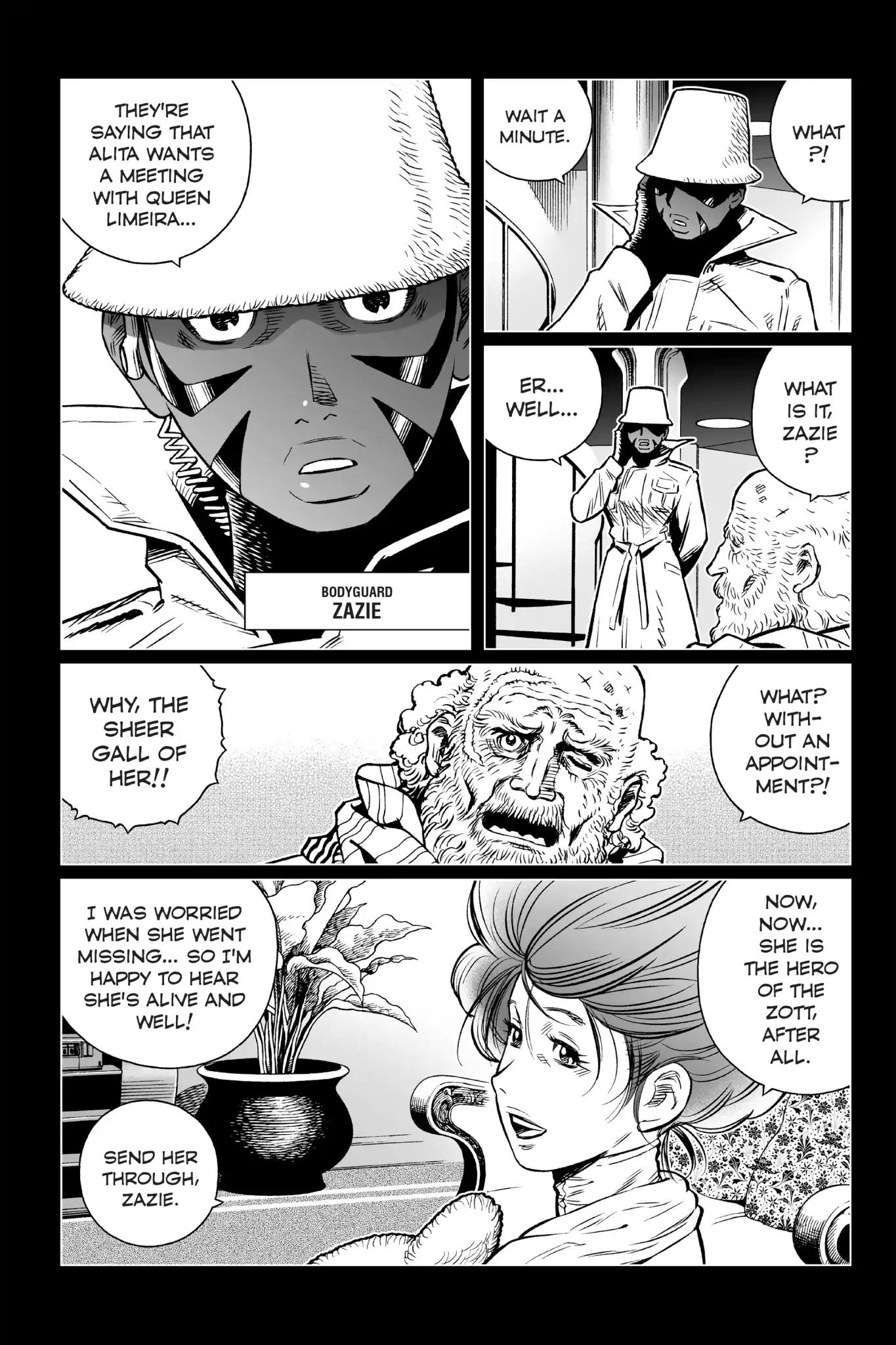 Gunnm Mars Chronicle Chapter 10 page 4 - Chapter 10: Bombproof Armored Interrogation Cell