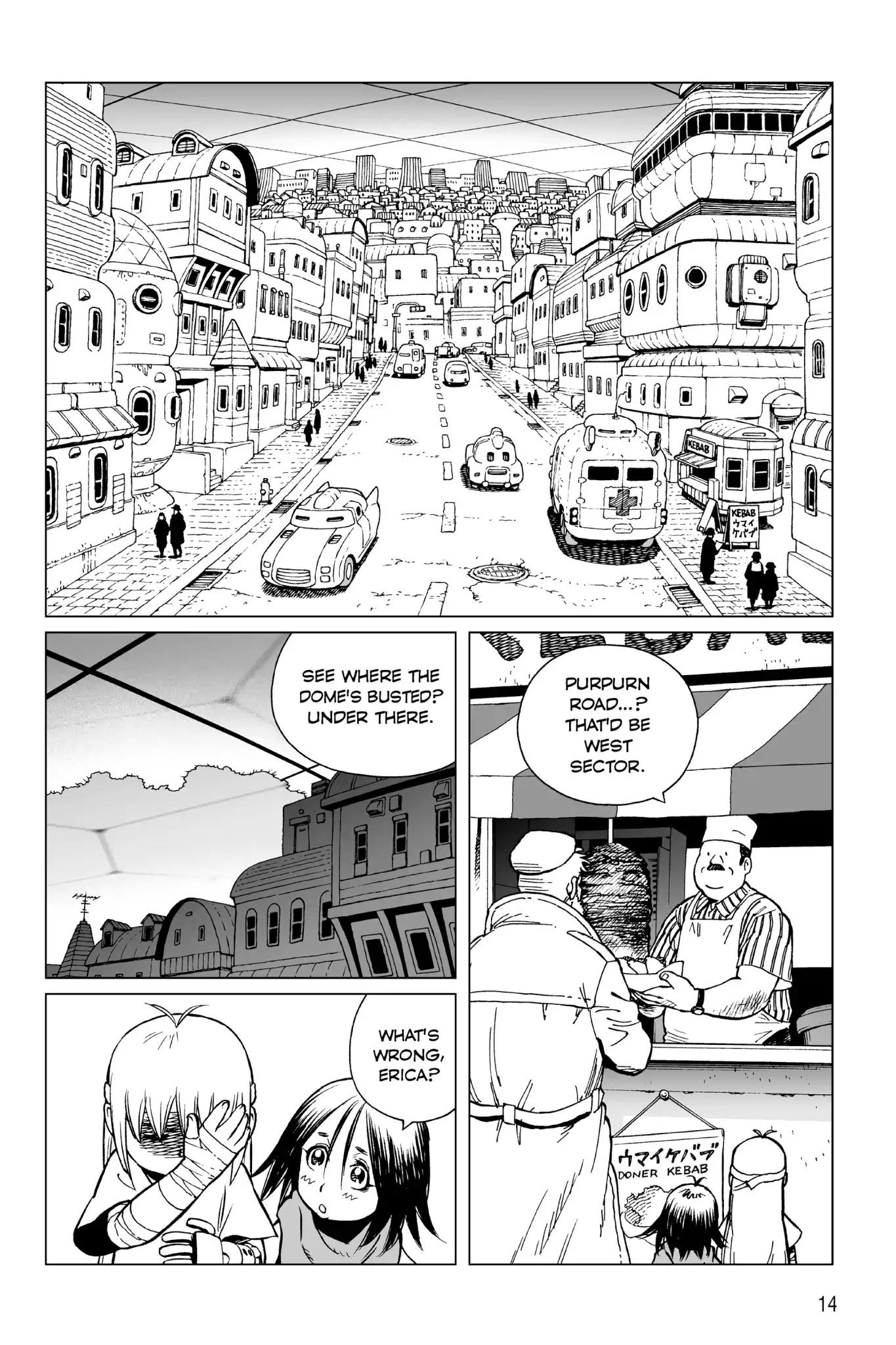 Gunnm Mars Chronicle Chapter 12 page 13 - Chapter 12: Vol.3 Log 012: My House