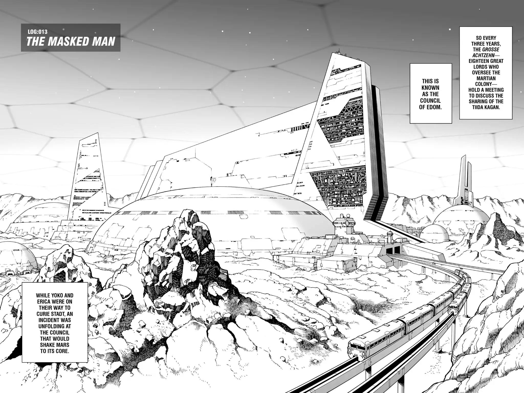 Gunnm Mars Chronicle Chapter 13 page 2 - Chapter 13: Vol.3 Log 013: The Masked Man