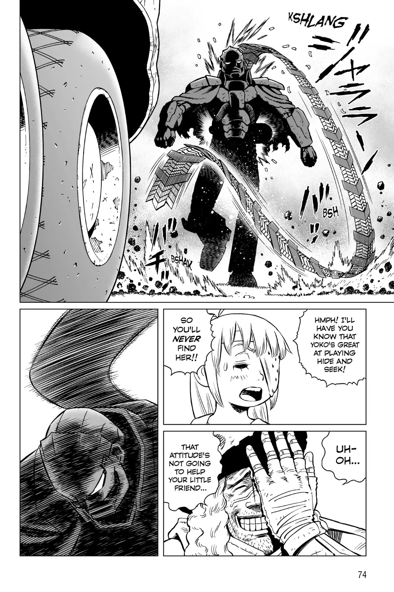 Gunnm Mars Chronicle Chapter 14 page 8 - Chapter 14: Vol.3 Log 014: The Roar of the Guillotine Belt