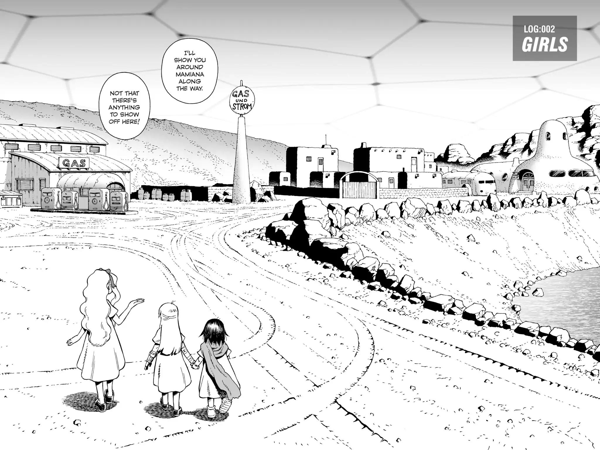 Gunnm Mars Chronicle Chapter 2 page 1 - Chapter 2: The Queen of Mars