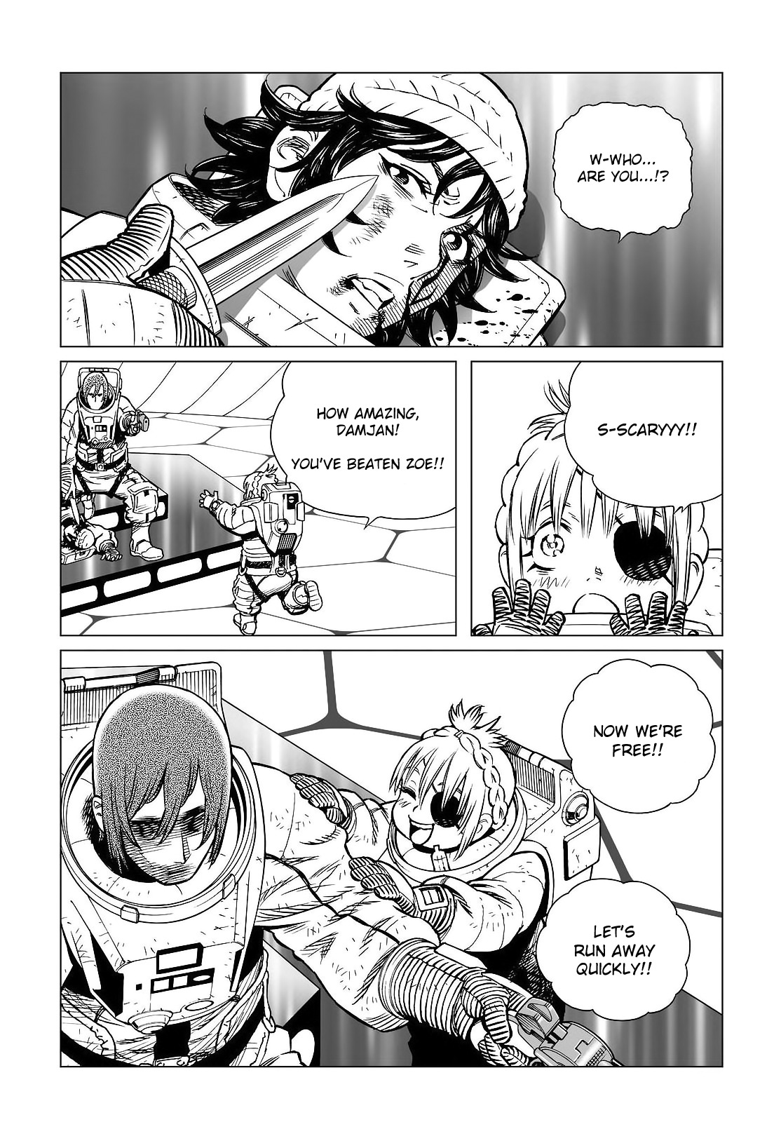 Gunnm Mars Chronicle Chapter 20.1 page 14 - Chapter 20.1: Precept (Part 1)
