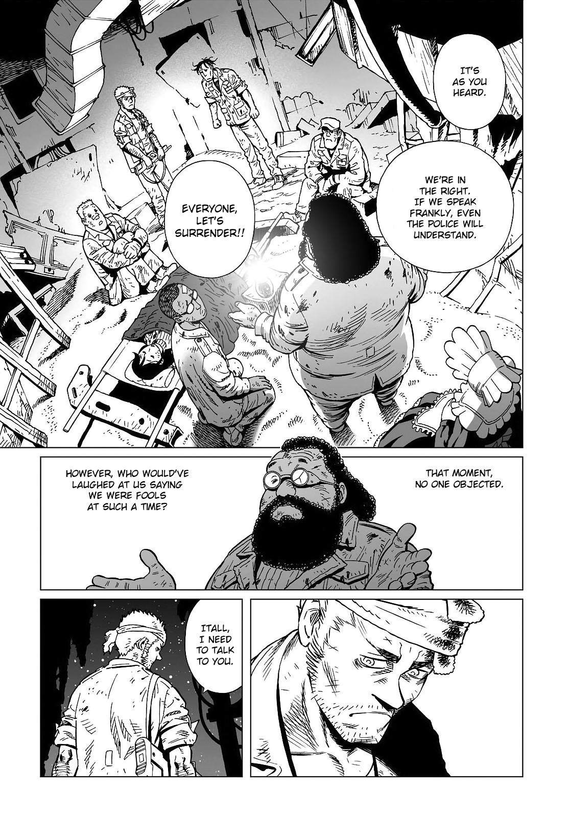 Gunnm Mars Chronicle Chapter 21.2 page 16 - Chapter 21.2: Destinies Driven Insane 1 (Part 2)