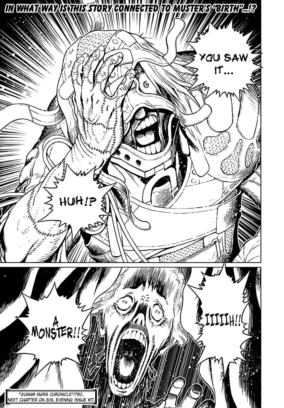 Gunnm Mars Chronicle Chapter 24.1 page 16 - Chapter 24.1: The Mask's First Cry (Part 1)