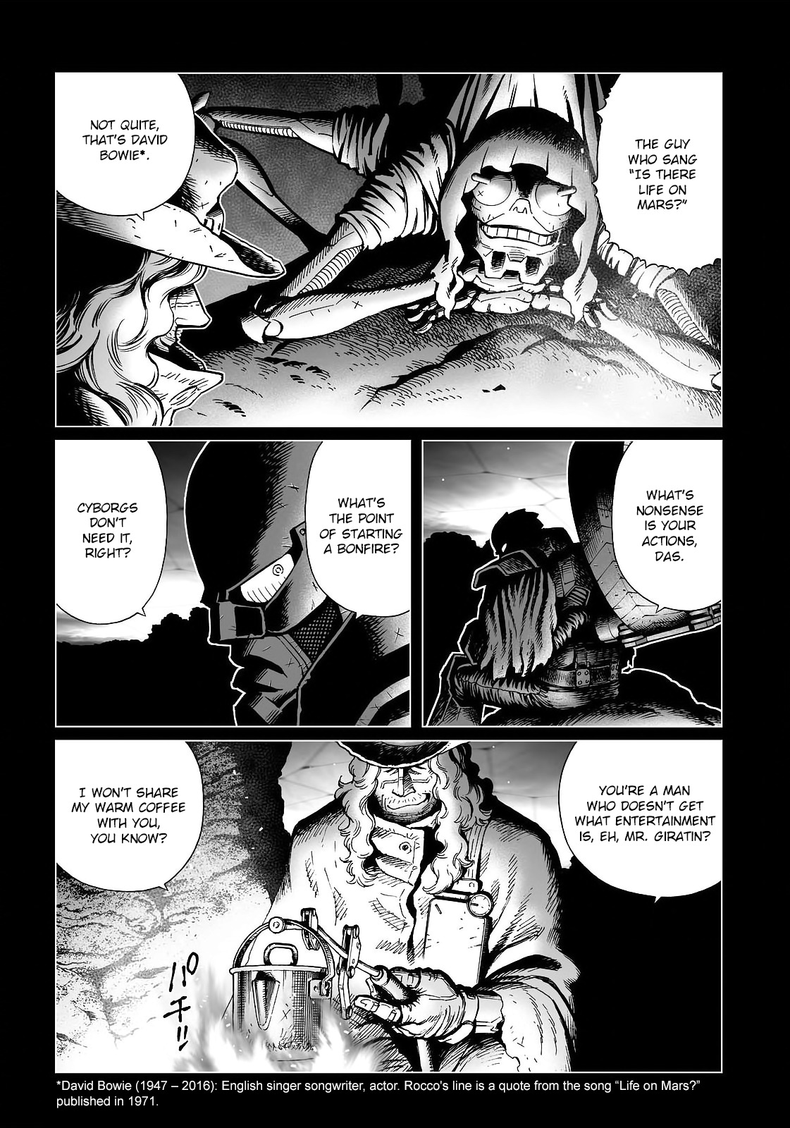 Gunnm Mars Chronicle Chapter 27.2 page 4 - Chapter 27.2: Elton John Sang Like That (Part 2)