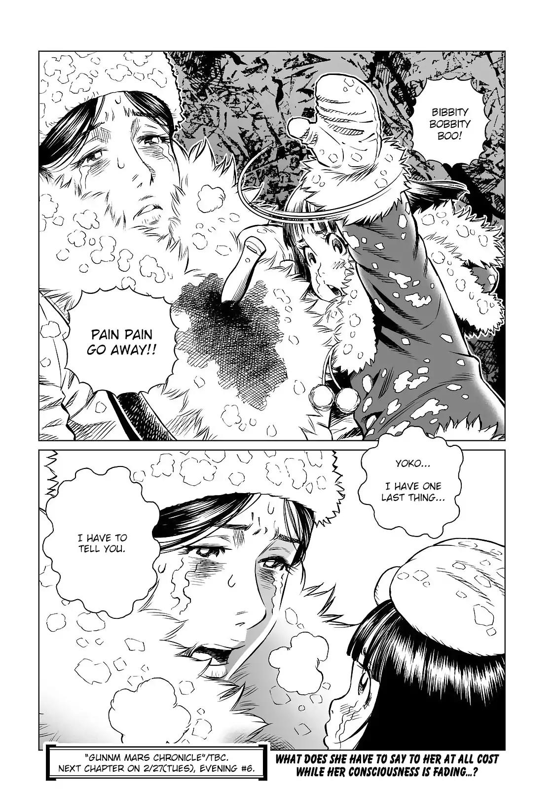 Gunnm Mars Chronicle Chapter 28.1 page 15 - Chapter 28.1: Log_28 (Part 1) - Even So, Mama Loves You