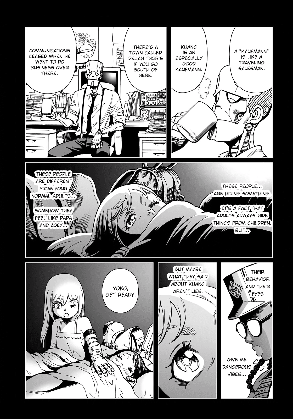 Gunnm Mars Chronicle Chapter 32.1 page 14 - Chapter 32.1: Somewhere In This Town (Part 1)