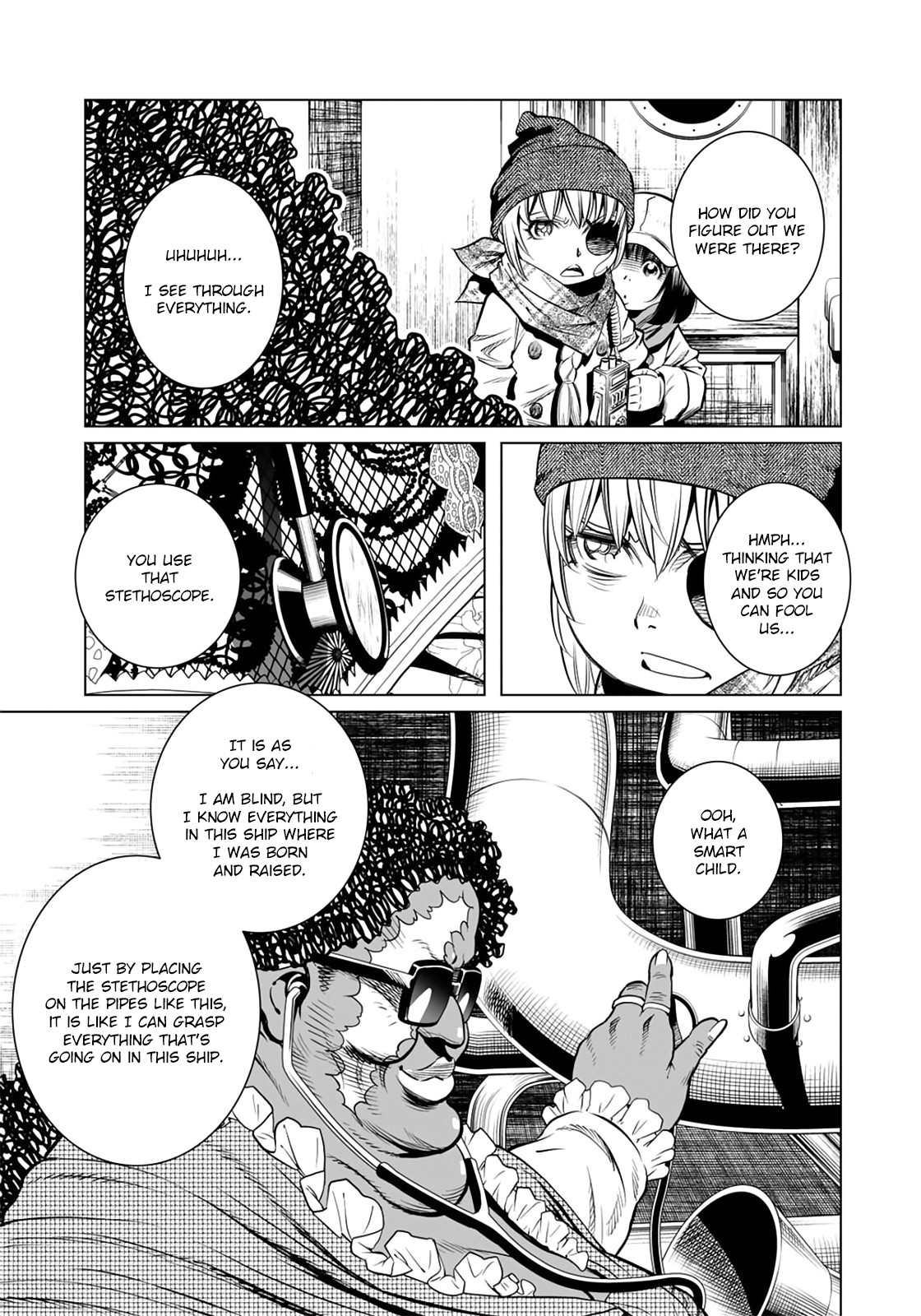 Gunnm Mars Chronicle Chapter 33.1 page 13 - Chapter 33.1: Big Madame (First Part)