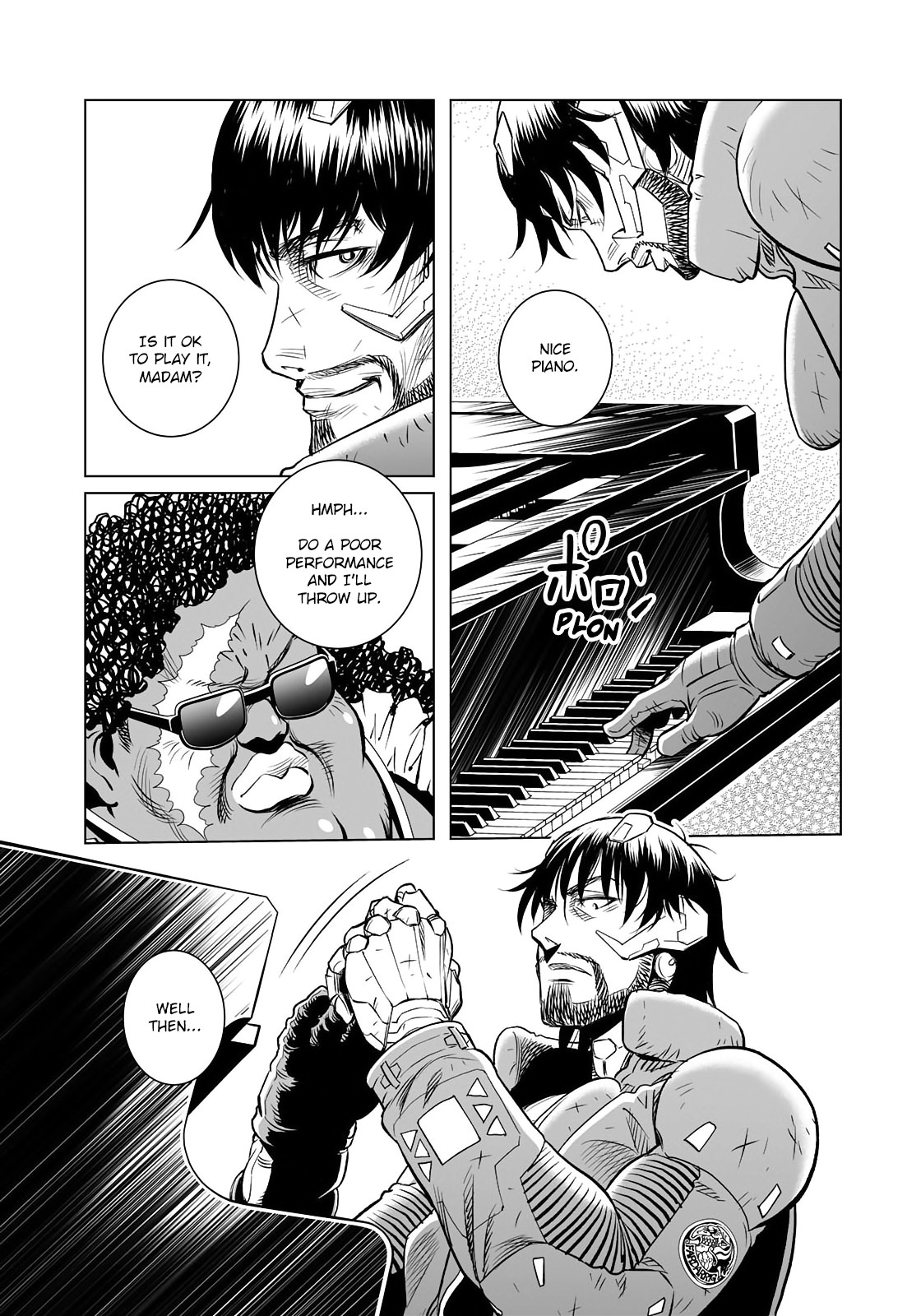 Gunnm Mars Chronicle Chapter 33.2 page 12 - Chapter 33.2: Big Madame (Part 2)