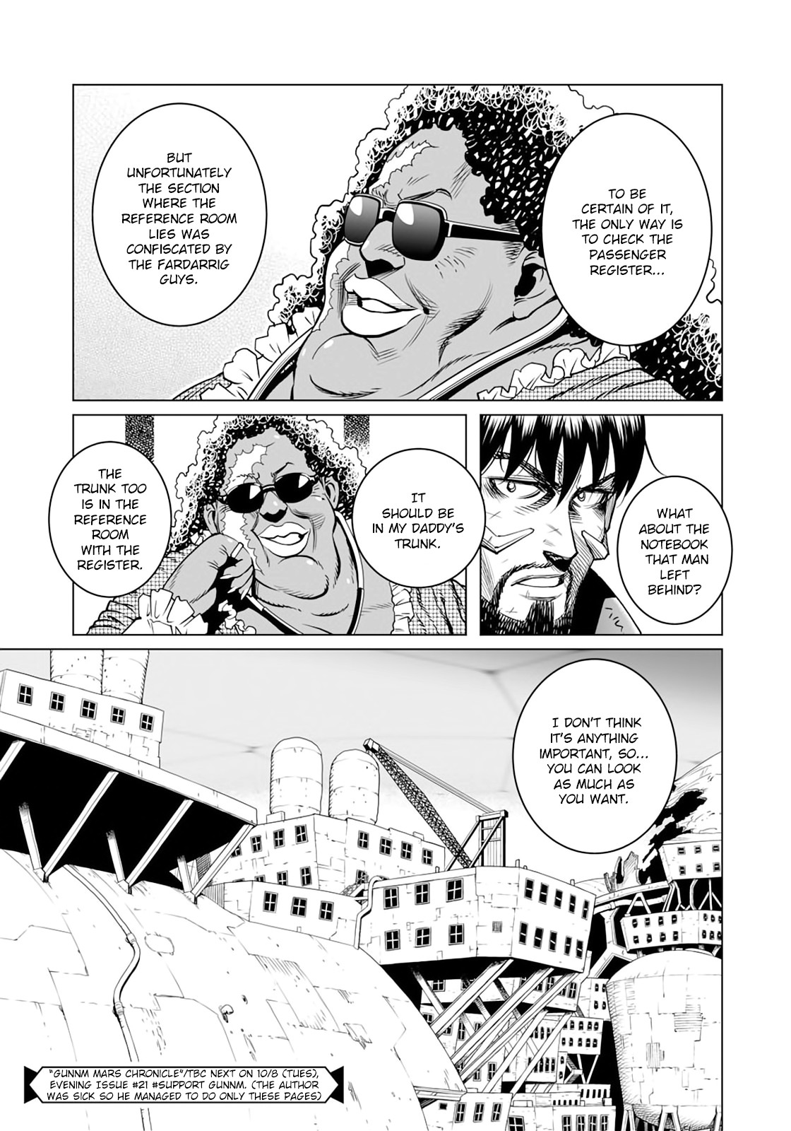 Gunnm Mars Chronicle Chapter 34.1 page 6 - Chapter 34.1: Kuan and Erica (Part 1)
