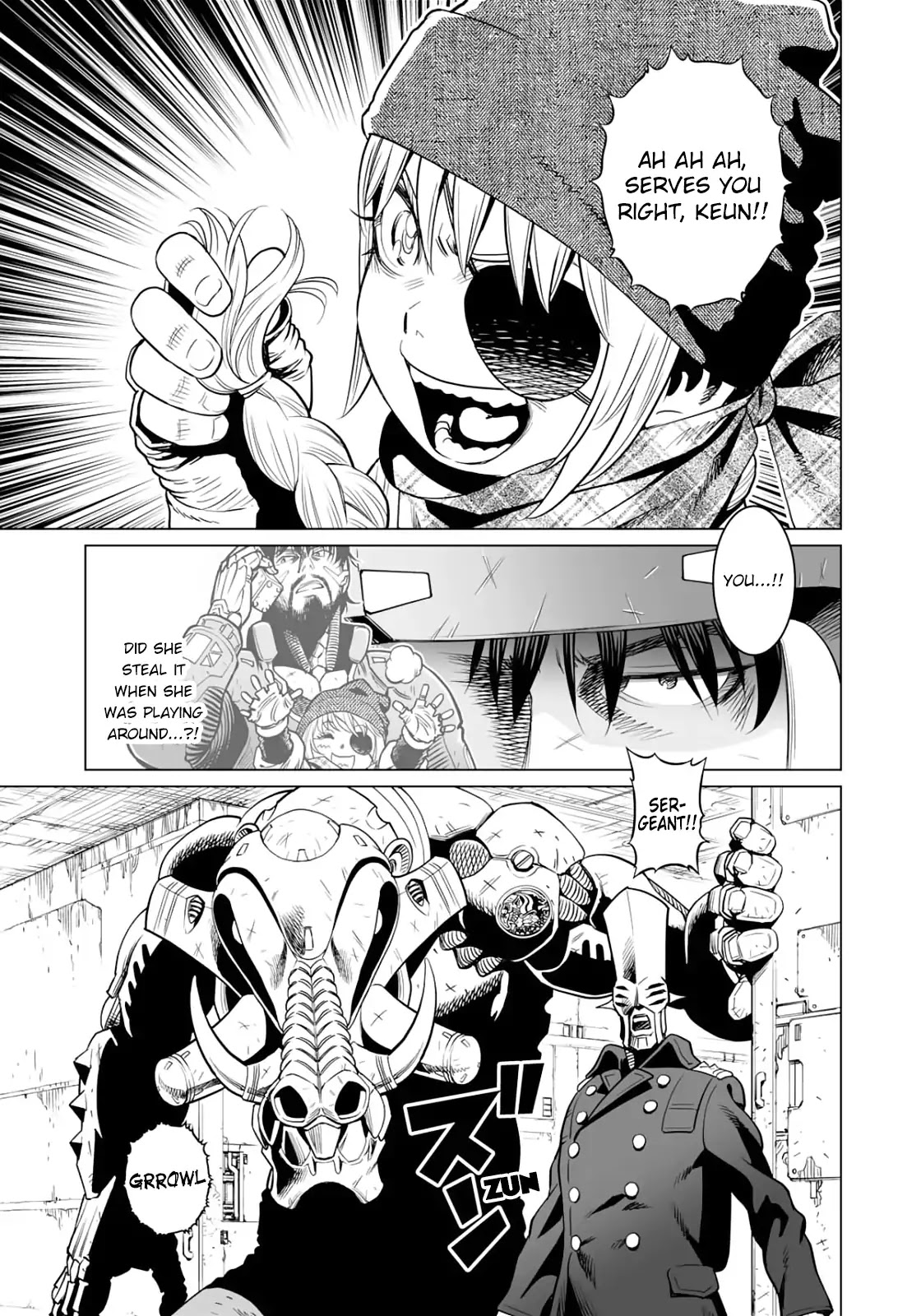 Gunnm Mars Chronicle Chapter 34.3 page 8 - Chapter 34.3: Kuan and Erica (Part 3)