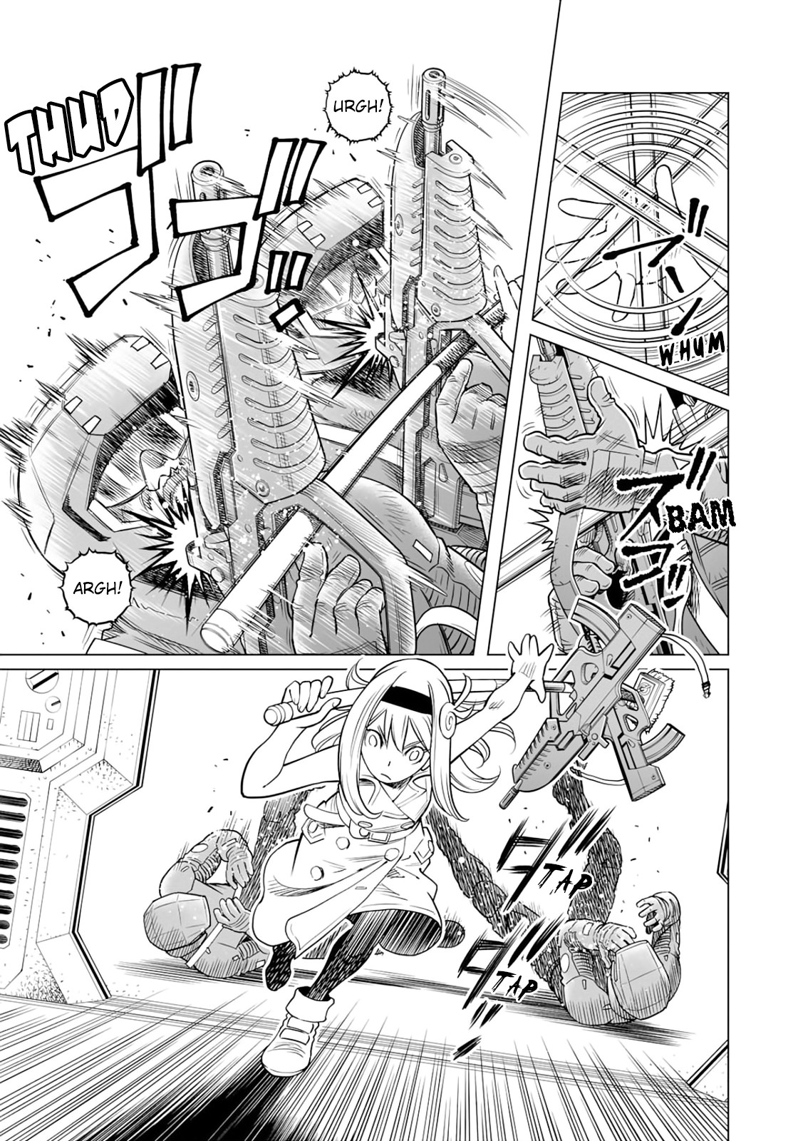 Gunnm Mars Chronicle Chapter 35.1 page 10 - Chapter 35.1: War Is Firepower (Part 1)