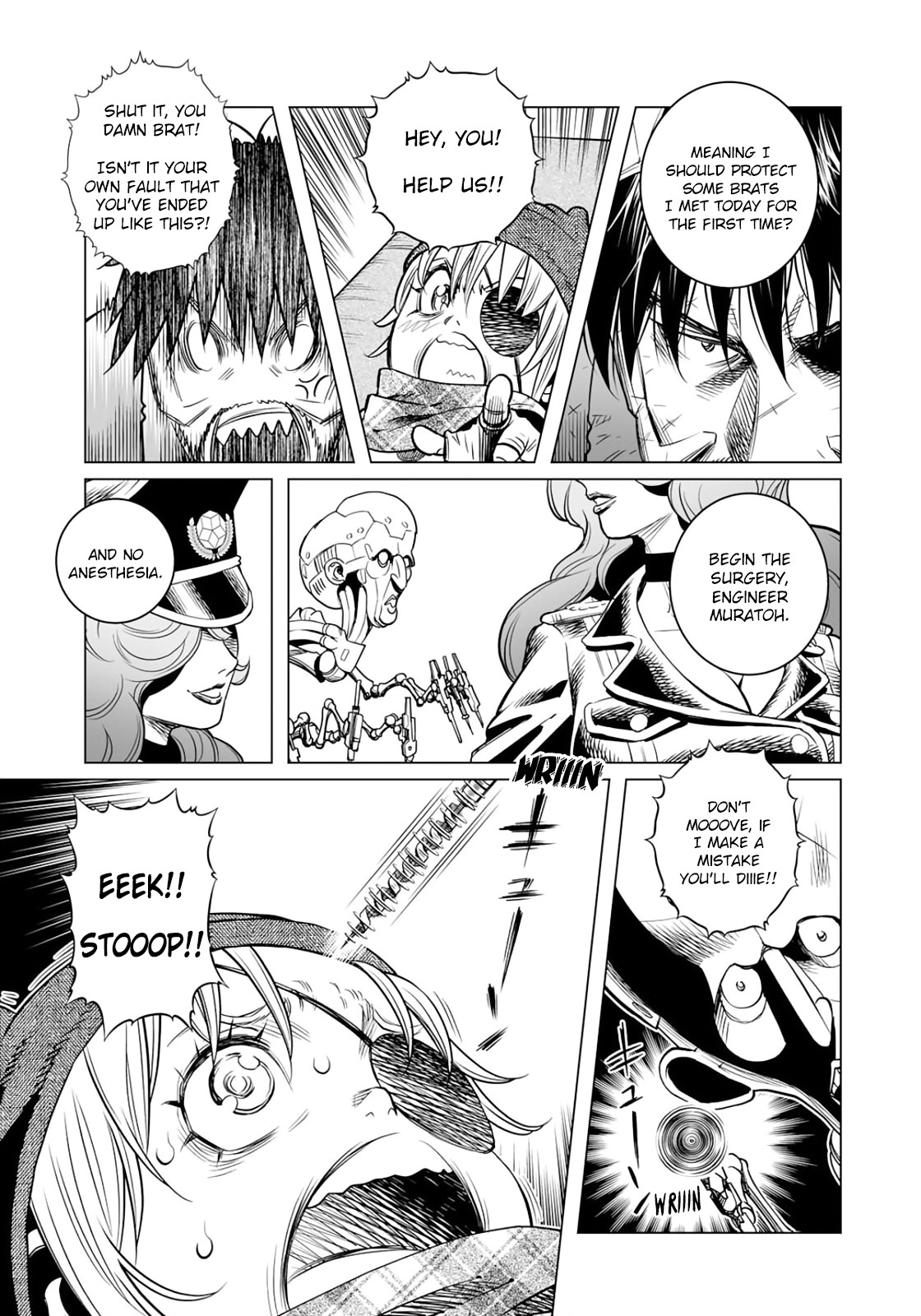 Gunnm Mars Chronicle Chapter 35.1 page 4 - Chapter 35.1: War Is Firepower (Part 1)