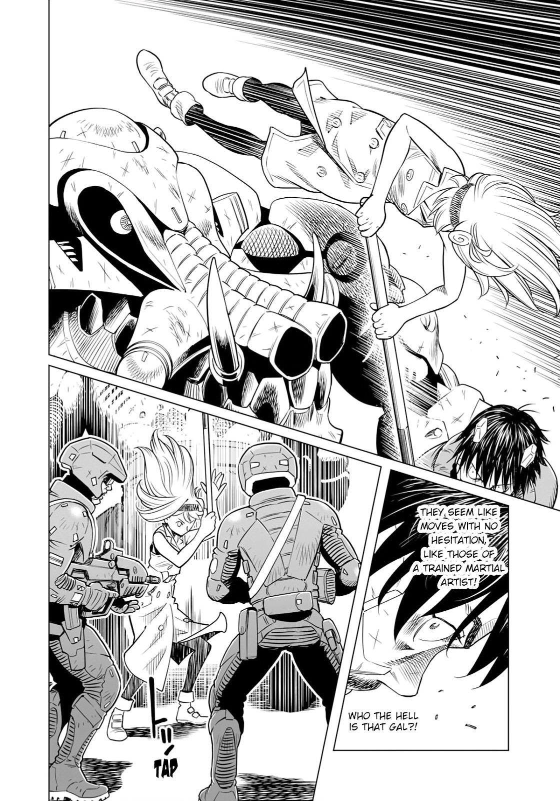 Gunnm Mars Chronicle Chapter 35.1 page 9 - Chapter 35.1: War Is Firepower (Part 1)